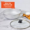IMUSA Caldero Stock Pot with Glass Lid 4.3QT, 26cm, Cast