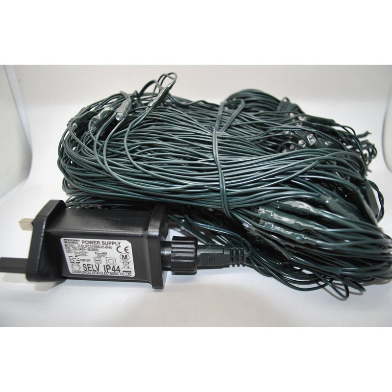 LightsGo Safe Voltage Net Christmas Fairy Lights Waterproof Outdoor Indoor