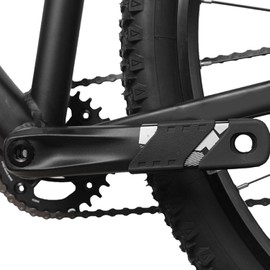 Yosoo Health Gear Protector de Biela de Silicona para Bicicleta de Montaña y Carretera, 4 Piezas Funda Antirrayaduras y Antigolpes, Fácil Instalación sin Herramientas