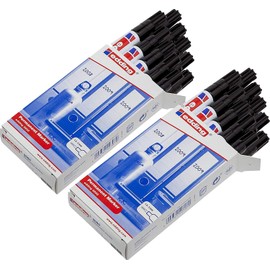 edding 3000 Permanent Markers Black Pack of 50