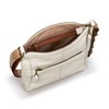 The Sak Lucia Crossbody Bag in Leather, Adjustable Strap, Stone