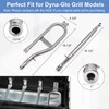 Criditpid Grill Replacement Parts for Dyna-Glo DGH450CRP, Stainless Steel Heat