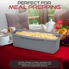 Perfect Life Ideas Microwave Pasta Cooker with Strainer Lid -