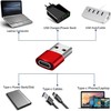 Betron USB to USB C Adapter, Compact Design, 3 Pack