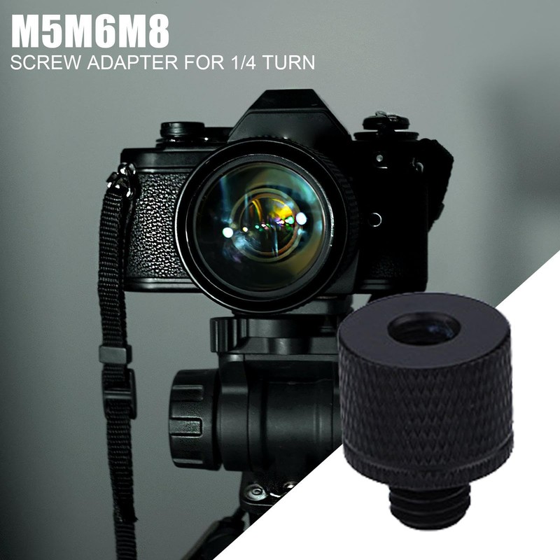 Tripod Mount Adapter - Tripod Nut 1/4 Female to M5
