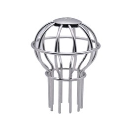 Gutter Guard,304 Stainless Steel 2.87 inch Cleaning Rooftop Filter Strainer,Drain Cover Cleaning Tool,Outdoor Roof Blocking Proof Line Cap Round Floor Net Cover,Keep Water Flow Free(50 Tubes)