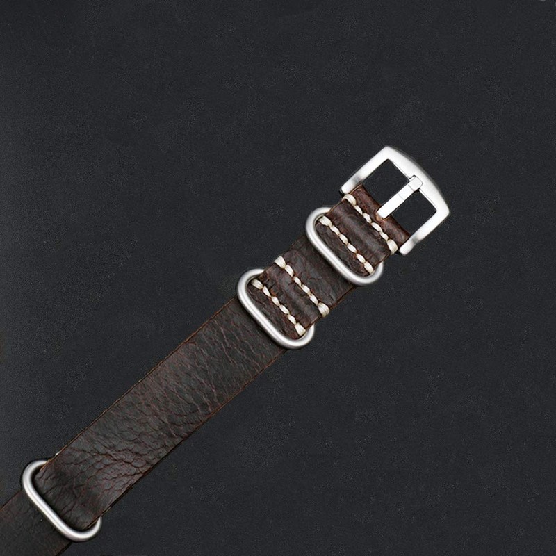 [Onthelevel] Watch Strap Genuine Leather Nato Zulu 20mm 22mm 24mm