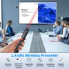 Wireless Presenter - KKMOL Präsentationsfernbedienung, Powerpoint Fernbedienung, Pointer für Präsentationen,