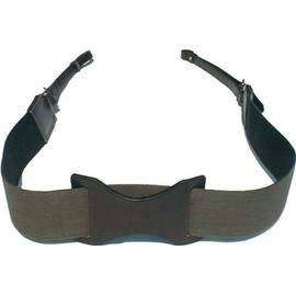 Nunn Finer German Elastic Breastplate (Horse, Havana/Brass)