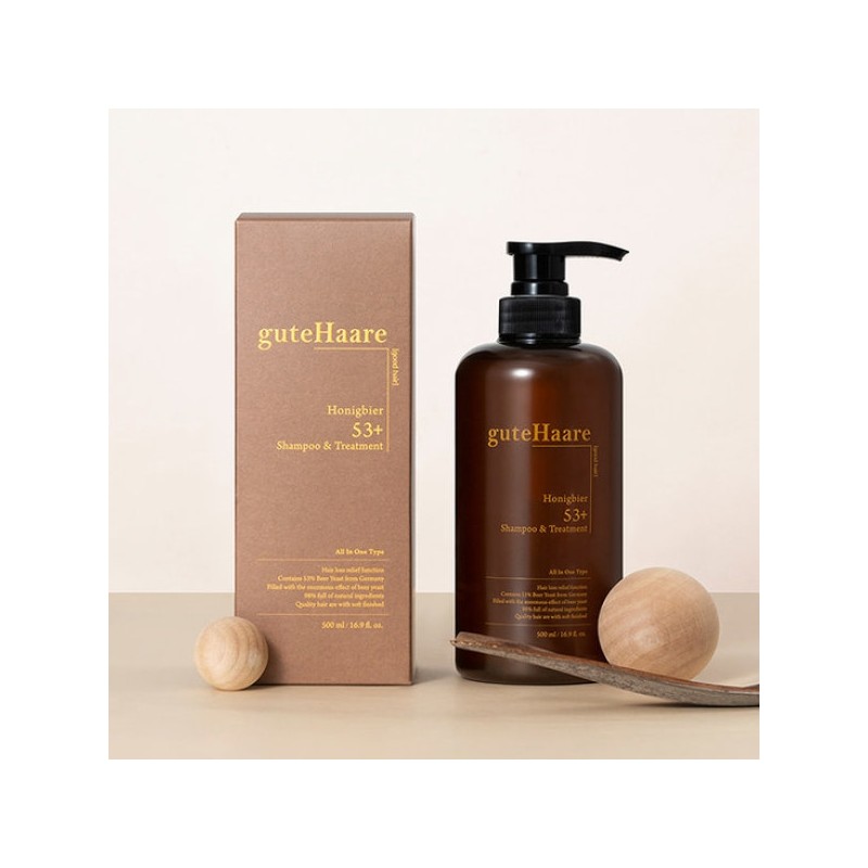 Guthar Honey Beer 53+ Shampoo and Treatment for Hair Loss,