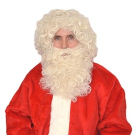 Perücke Bart Weinachtsmann Zubehör Weinachten Nikolaus