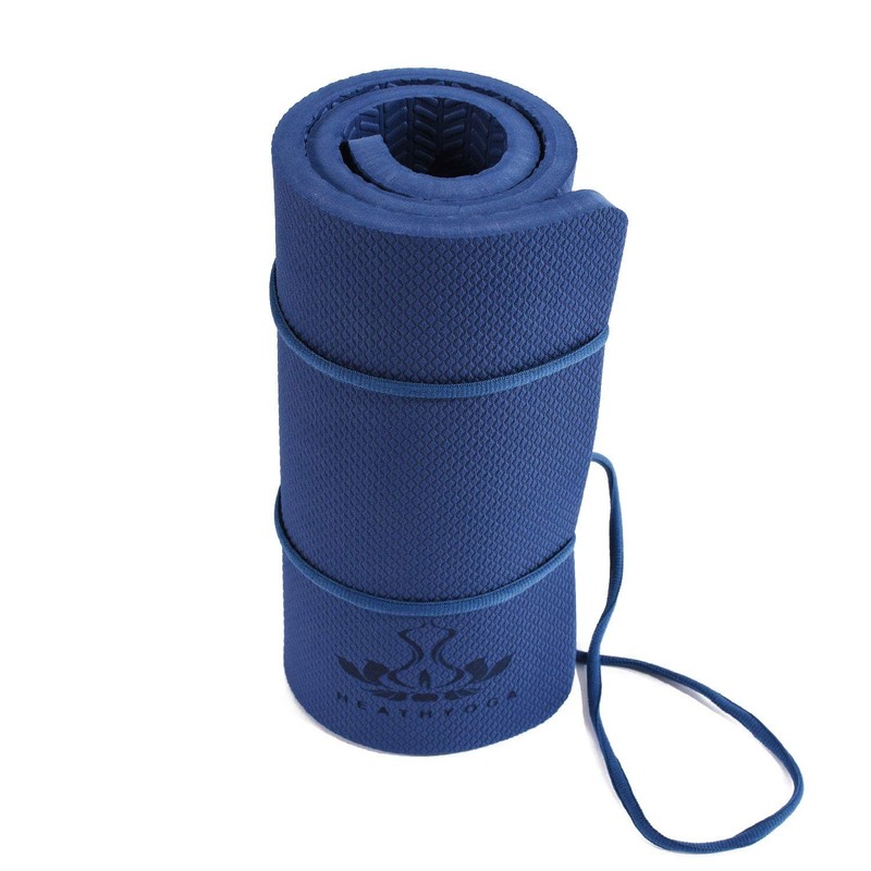 (Dark Blue) - Heathyoga Yoga Knee Pad, Great for Knees