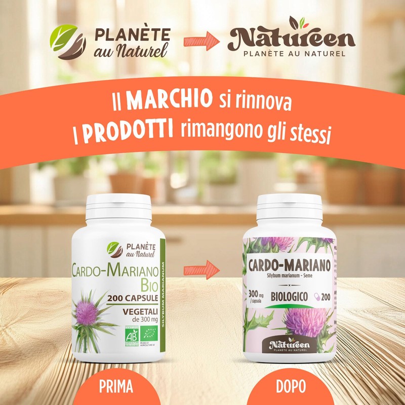 Cardo Mariano Bio - 300mg - 200 capsule vegetali -