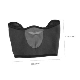 BESPORTBLE Warm Cold Facial Mask with Windproof Ear Warmers Reusable for Winter Multi Way Wear Durable Face Towel for Outdoor Activities Grey