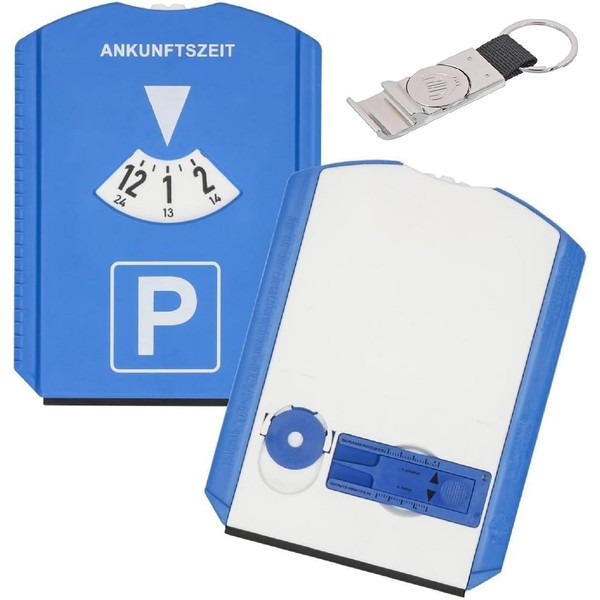 Infitronic Infitronic C Parkscheibe mit Eiskratzer +Reifenprofilmesser +Einkaufswagenchip +Schlsselanh?nger &