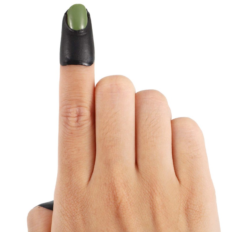 Outus 120 Pcs Nail Polish Protector for Fingers, U Shape