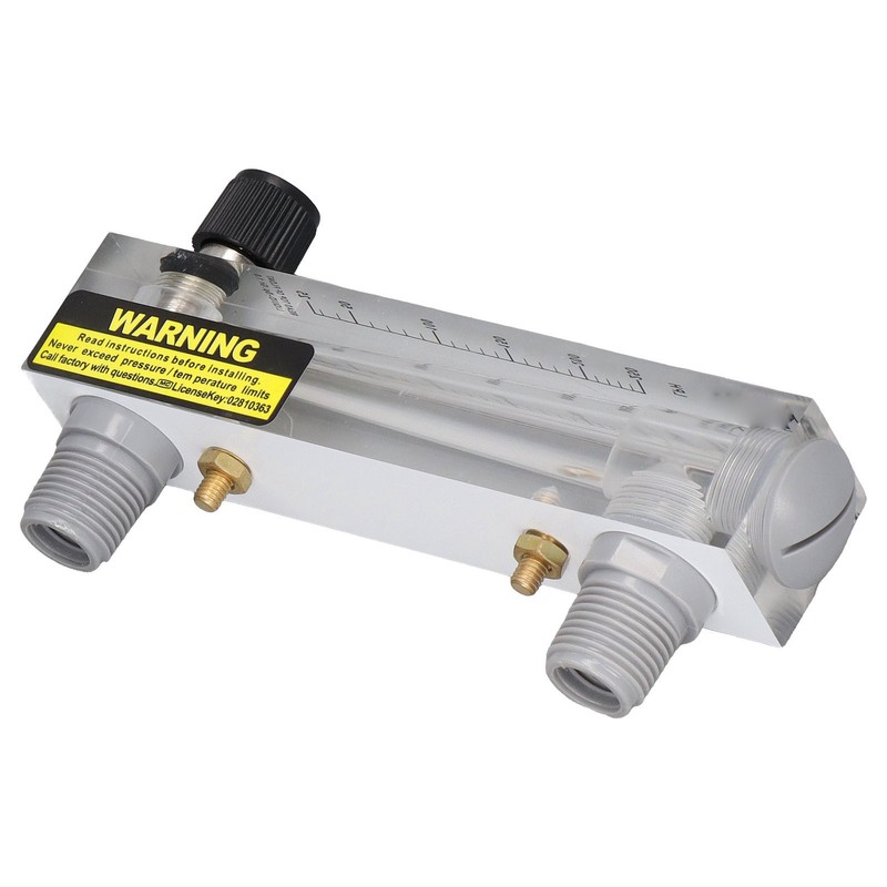 Panel Flowmeter Adjustment Large Measurement Range High Accuracy Transparent Acrylic