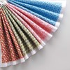 Olympus Thread Hitomezashi Sashiko Hana Fukin Kaku-Shippou Printed Fabric Embroidery