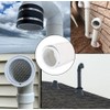 Raven R1508 Termination Cap Vent Cover Mesh Screen, Round Furnace