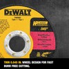 DEWALT DEWALT 4-1/2 Inch Cut-Off Wheel, Angle Grinder Cutting Disc,