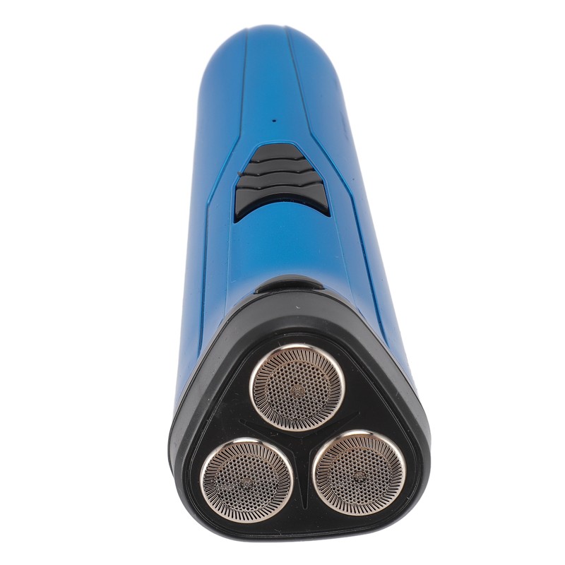 Electric Beard Trimmer 3 Floating Heads Rechargeable Precise Cutting Cordless