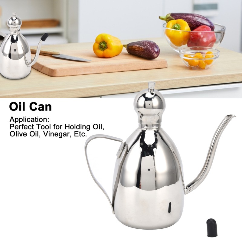 Stainless Steel Oil Can Portable High Water Tightness Stainless Steel
