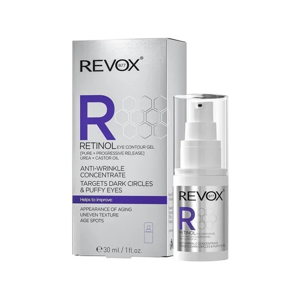 Revox B77 Gel Facial · Retinol Contorno Ojos Bolsas Y