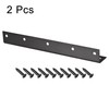 sourcing map Corner Brace Angle Bracket Fastener Stainless Steel L