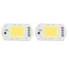 2 Pcs LED COB Chip High Power Driverless Integrated SMD