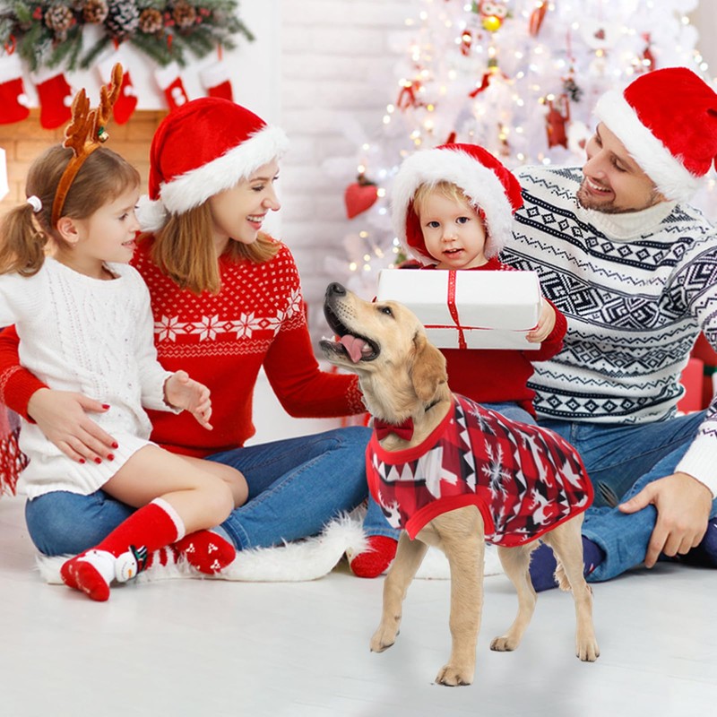 Cute Dog Shirts Clothes, Funny Holiday Style,Soft and Comfortable Fabric，Dog