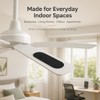 Ceiling Fan Filters for Blades,No-Residue Activated Carbon，5 Pack