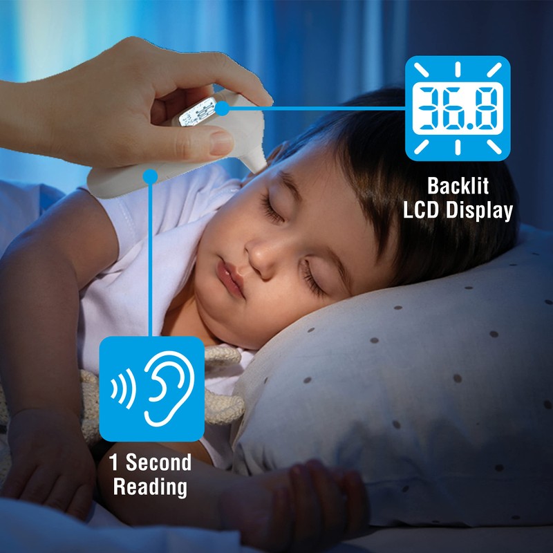 Citizen CTD711 Forehead and Ear Digital Thermometer for Adults, Children