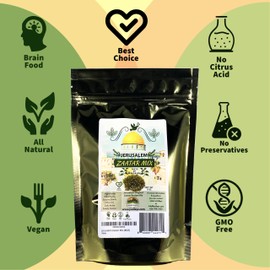 Jerusalem Zaatar Spice Mix by Julian’s Valleys | Made with Natural Herbs and Pure Sumac | 8OZ | Zataar seasoning | No Preservatives/No Citric Acid - (Za'atar/zatar/zahtar/zahatar)