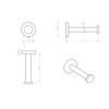 Gedy Gedy FE24-13 Toilet Paper Holder, Chrome