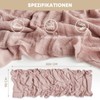 FOLAI Pack of 2 Boho Cheesecloth Table Runner Table Cloth