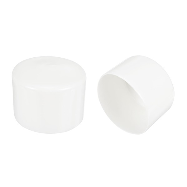 uxcell 5pcs 75mm(3") Rubber End Caps, Round Vinyl Plug Insert