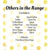 Purely Home Yellow Polka Dots Spots Tea Canister - White