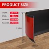 Vinyl Wall Base Baseboard Molding Trim 4" Flexible Self Adhesive