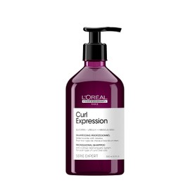L'Oréal Professionnel Cleansing Hair Shampoo for Wavy and Curly Hair, Expert Series, Curl Expression Anti-Buildup Cleansing Jelly, 500 ml