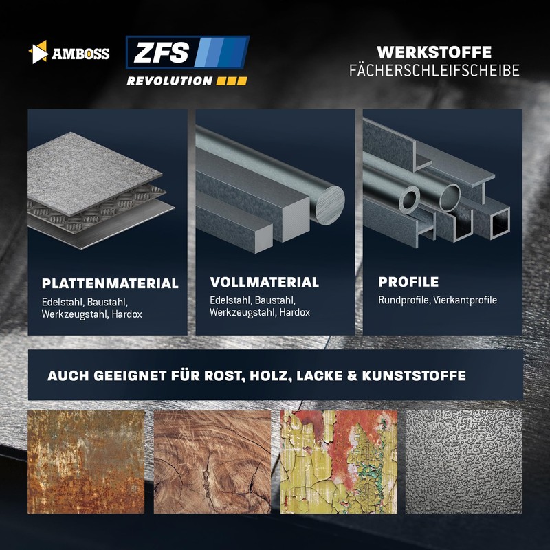 Abrasive Flap Disc Zircon Slanted K120 115 mm