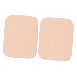 Baluue 2pcs Compact Makeup Sponge Puff Travel Case Dual-use Wet Blending Sponges for Foundation Cream and Powder Application