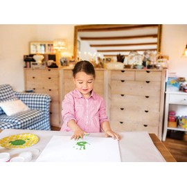 Kids Finger Paint; 100ml Tin, Black