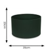 MiniSun | Medium Modern Forest Green Drum Light Shade |