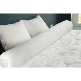 COLAS NORMAND | Absorbent Neck Bolster Protector | 160cm | Recycled Cotton | Polyester | Mite Proof | Machine Washable at 60°C