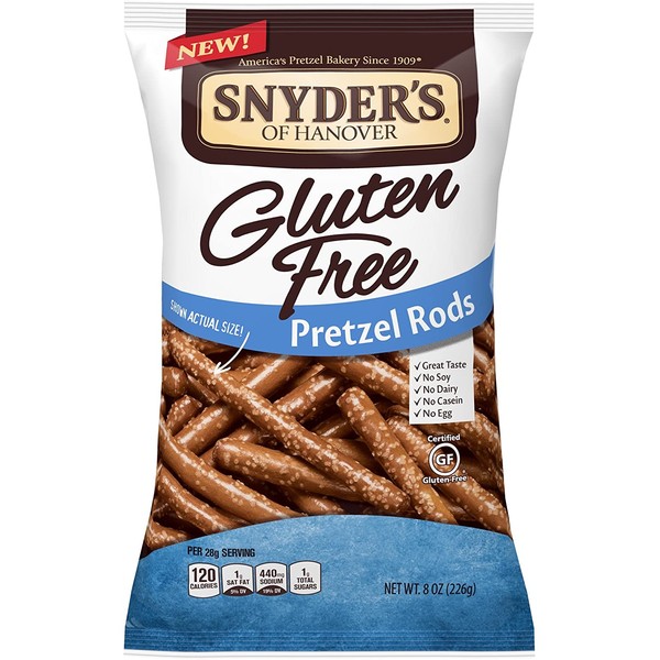 Snyder's of Hanover Pretzels, Gluten Free Rods, 8 Ounce