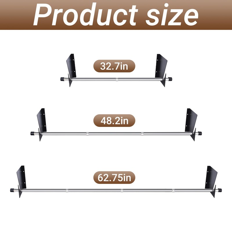60 in Vinyl Roll Holder, Wrapping Paper Roll Holder, Adjustable