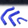PIT66 Silicone Radiator Hose Kit Compatible with 1972-1981 Jeep AMC
