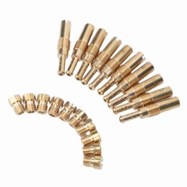 20 Piezas de Carburador de Motocicleta Kit de Chorro Principal Boquillas Piloto Jets Lentos para Keihin Pwk Cvk Pe Carb Reemplazo Pwm OKO NSR KSR, Pilot Jets 32-55, Main Jets