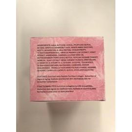 Face Firming Cream with Hibiscus and Honey: Anti-Aging Neck & Décolleté Moisturizer with Peptides Fortified Collagen - Day & Night Skin Tightening Cream for Women, Hydratant and Anti-Wrinkle - 1.7 Oz