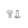 sourcing map 100 Pcs 2mm x 4mm Aluminum Flat Head